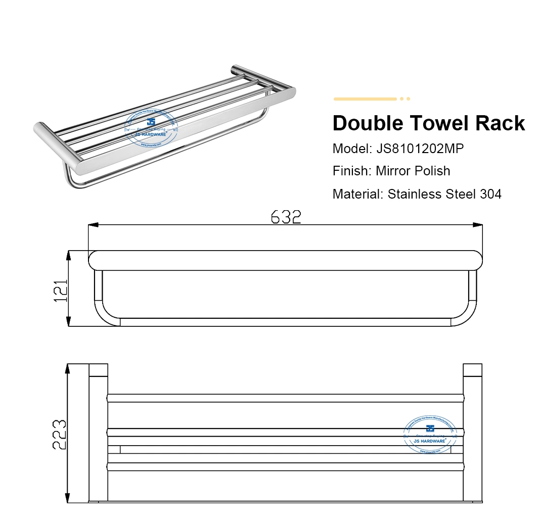 Modern Stainless Steel Bathroom Bath Hardware Toilet Set Bathroom Fittings